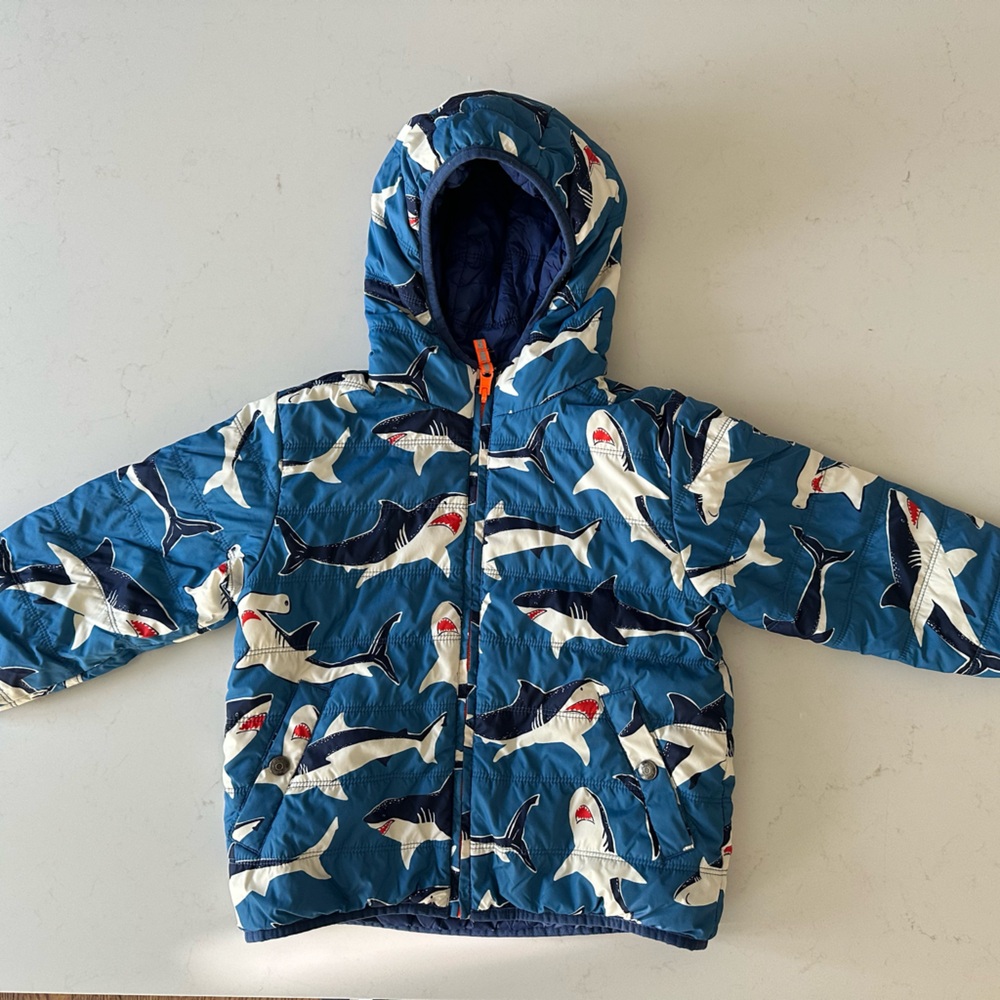 Mini Boden Kids Reversible Jacket - 4T